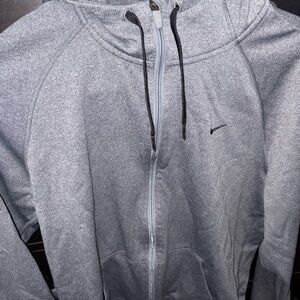 Nike Dri-FIT Heather Gray Hoodie